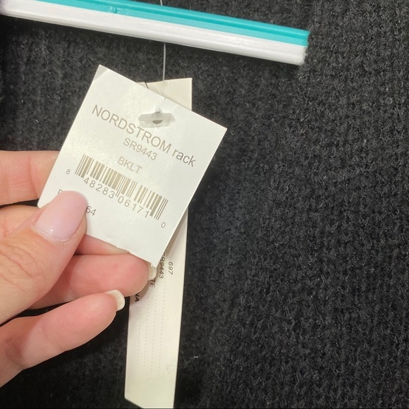 NWT-Sweet Romeo Black & Tan Sweater Duster M - Picture 5 of 7